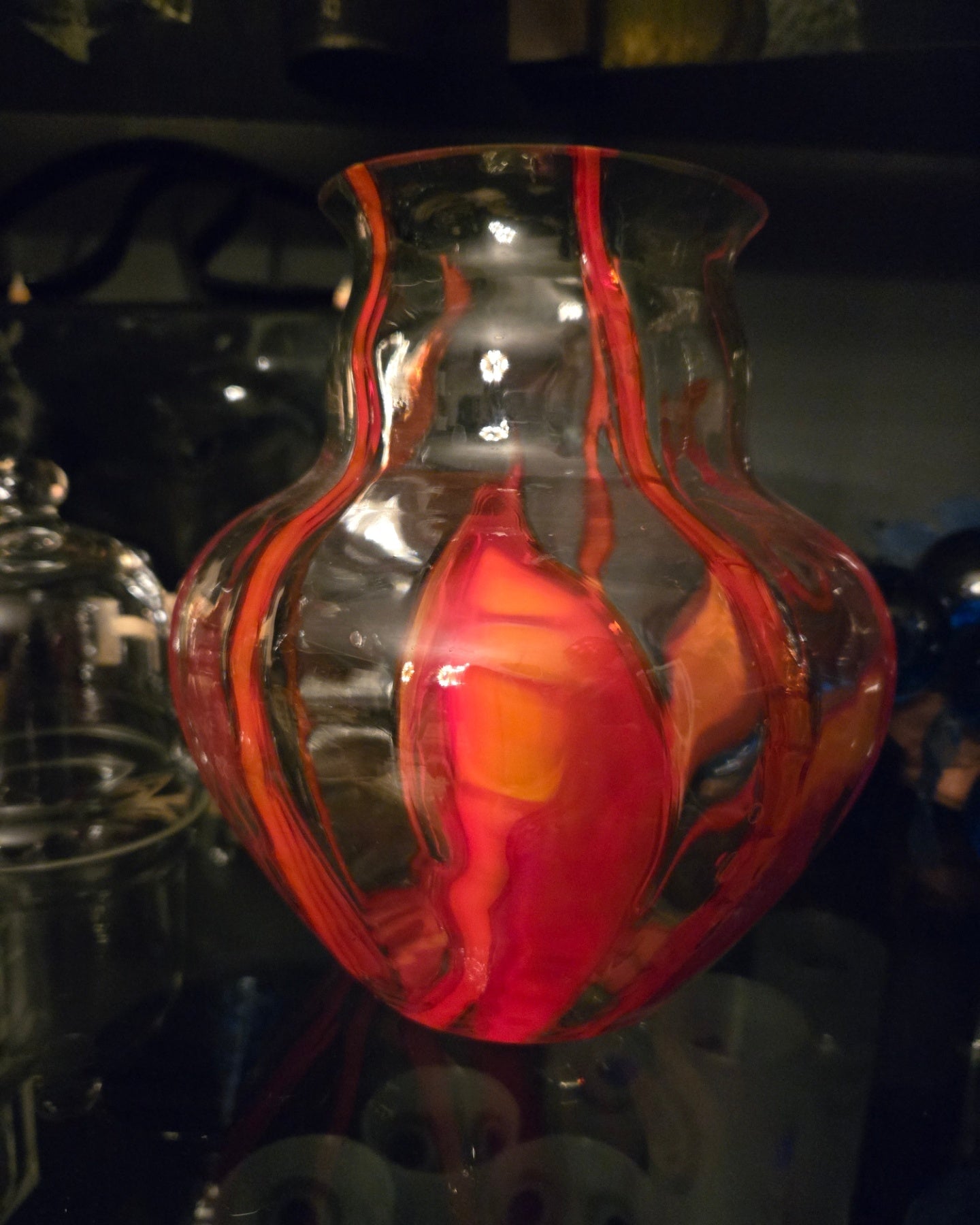Kralik Czechoslovakia Bohemian Uranium Glass Vase