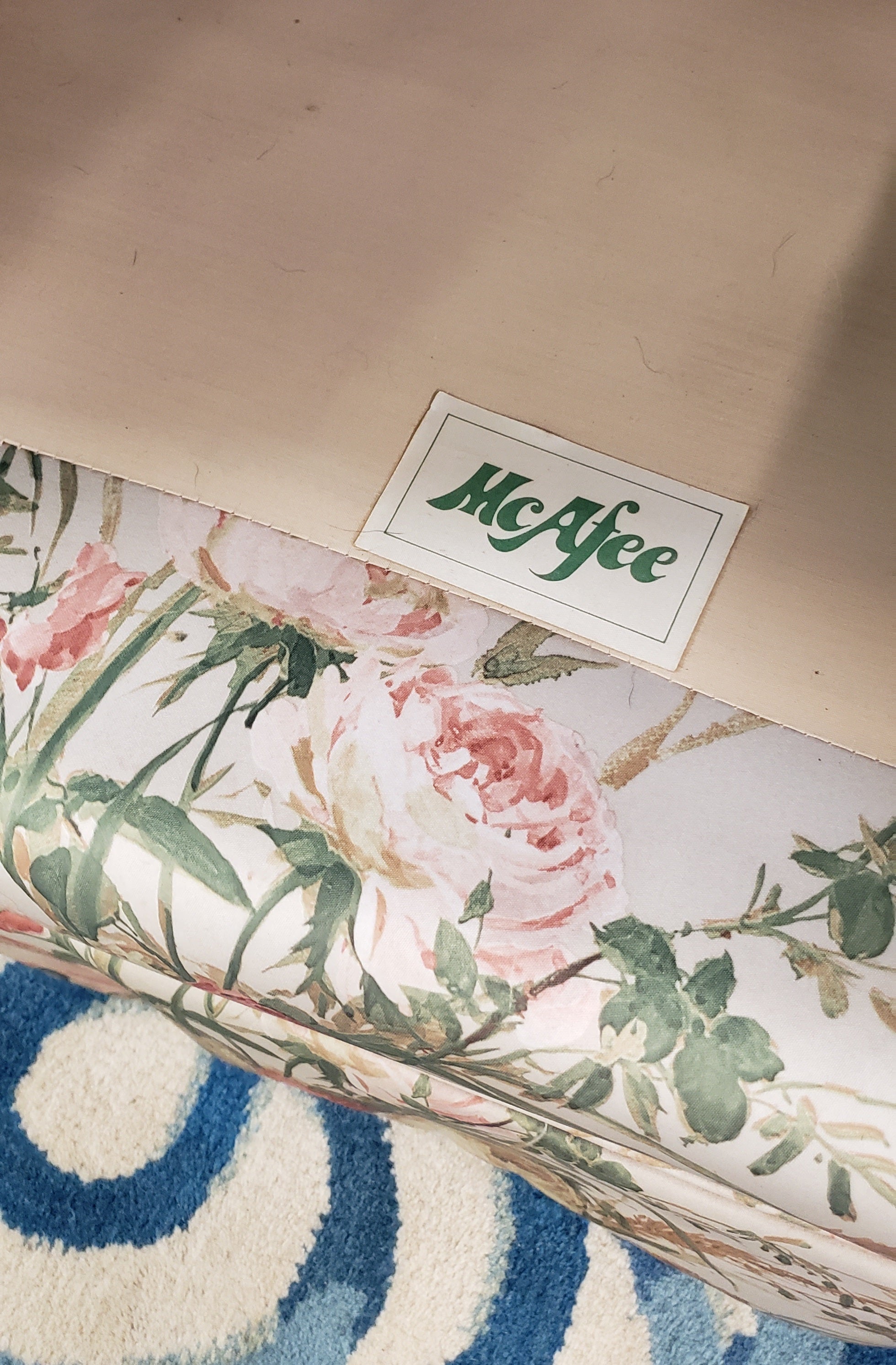 QUILTED FLORAL MCAFEE SOFA