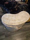 1980's Maitland-Smith Tessellated Marble End/Console Table
