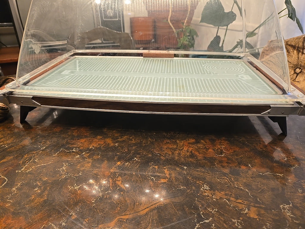 Vintage Salton Hotray Automatic Food Warmer w/ Acrylic Bubble Cover