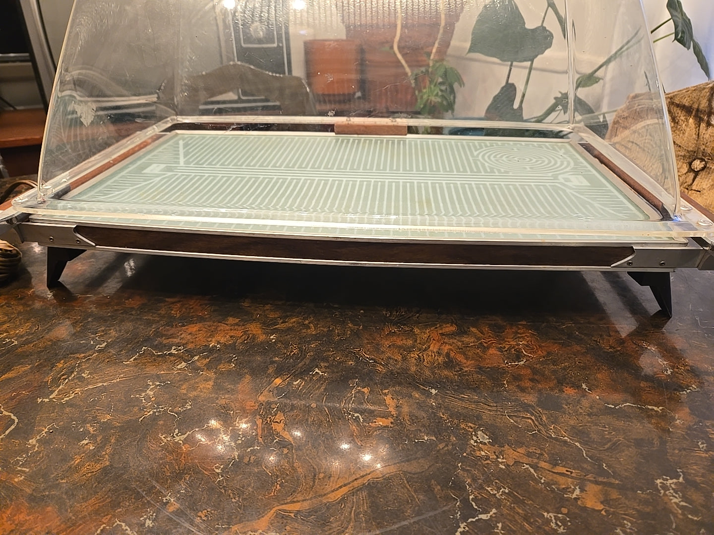 Vintage Salton Hotray Automatic Food Warmer w/ Acrylic Bubble Cover