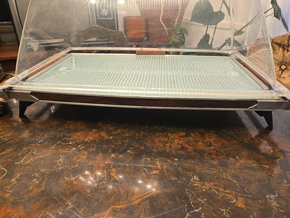 Vintage Salton Hotray Automatic Food Warmer w/ Acrylic Bubble Cover