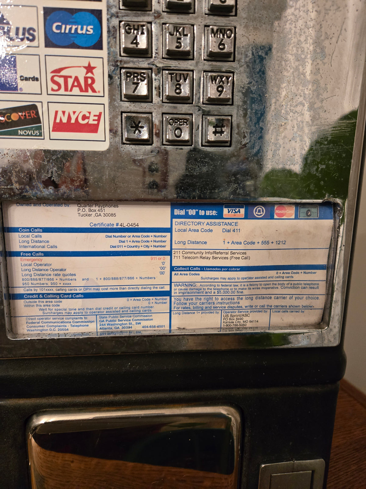 Vintage Sprint Payphone