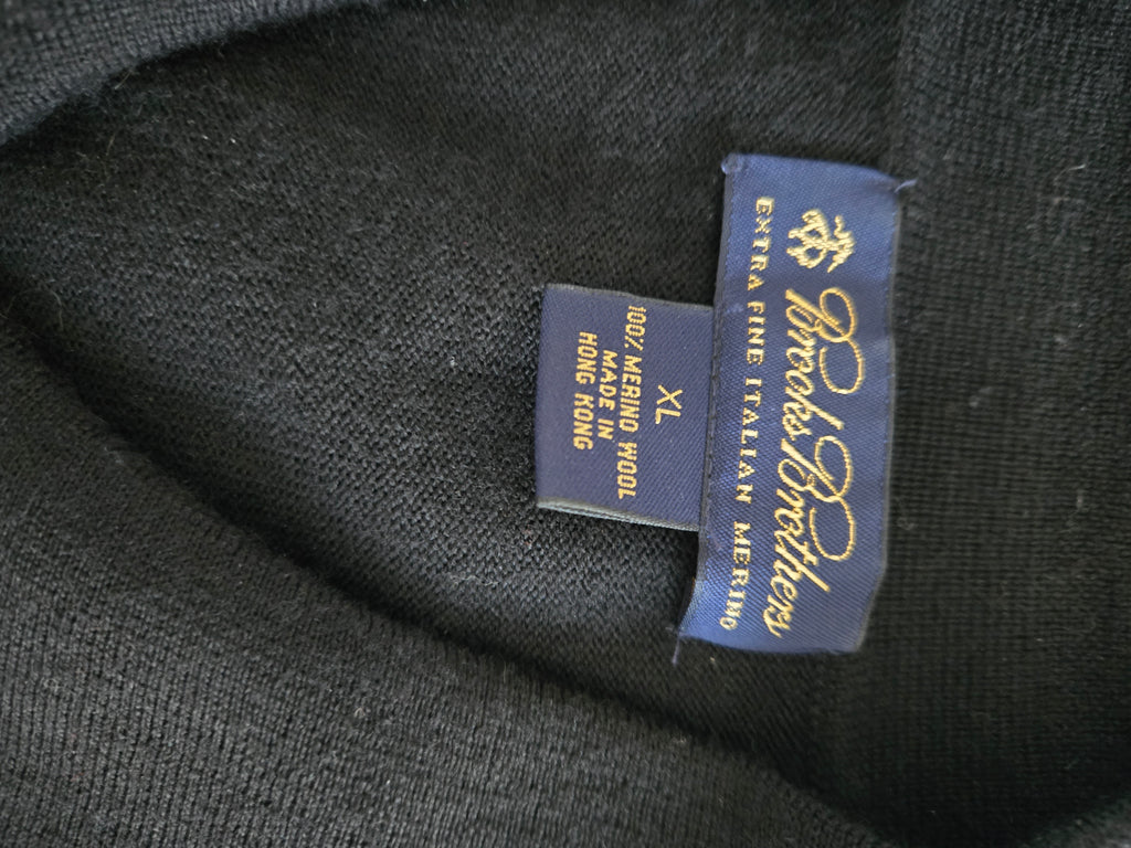 Brooks Brothers Extra Fine Italian Merino Wool Sweater