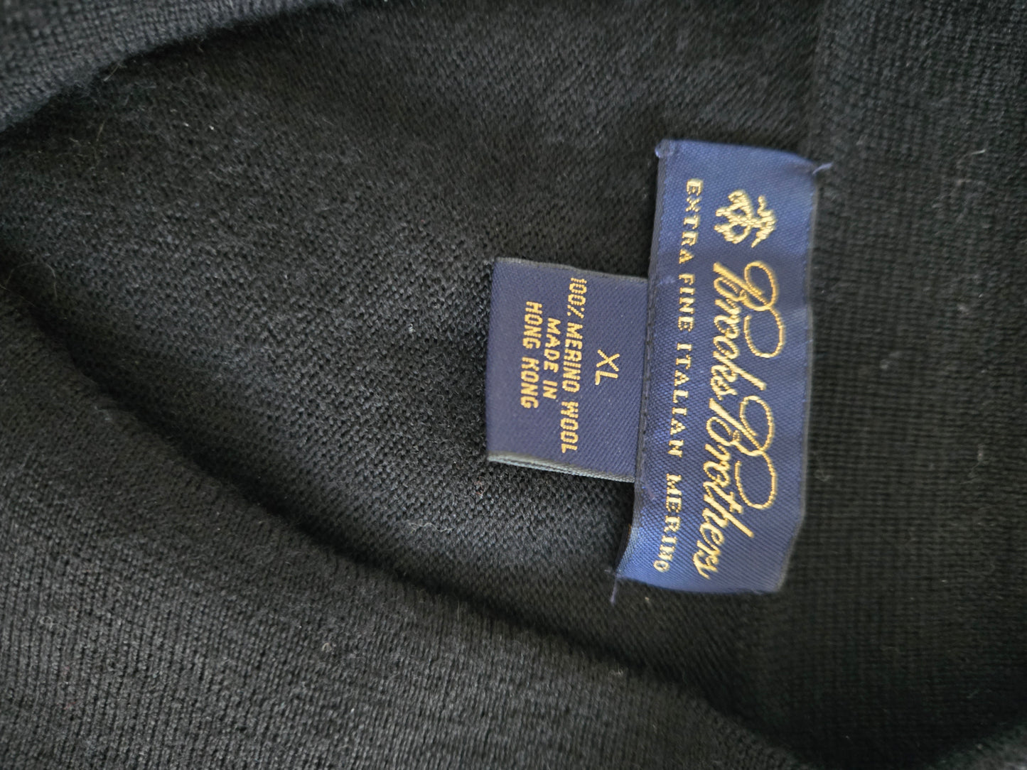 Brooks Brothers Extra Fine Italian Merino Wool Sweater