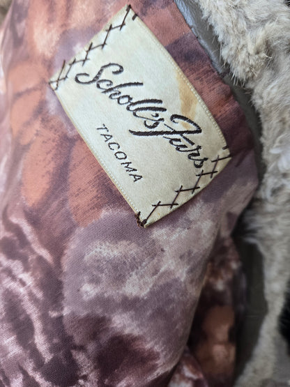 Scholls Fur Tacoma Mink/Leather Hip Coat