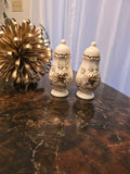 Grapevines Porcelain/22kt Gold SALT & Pepper Shakers