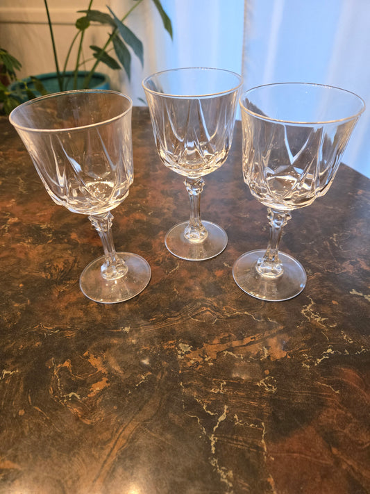 AUTEUIL Crystal Cristal D'Arques-Durand Goblets/Wine Glasses
