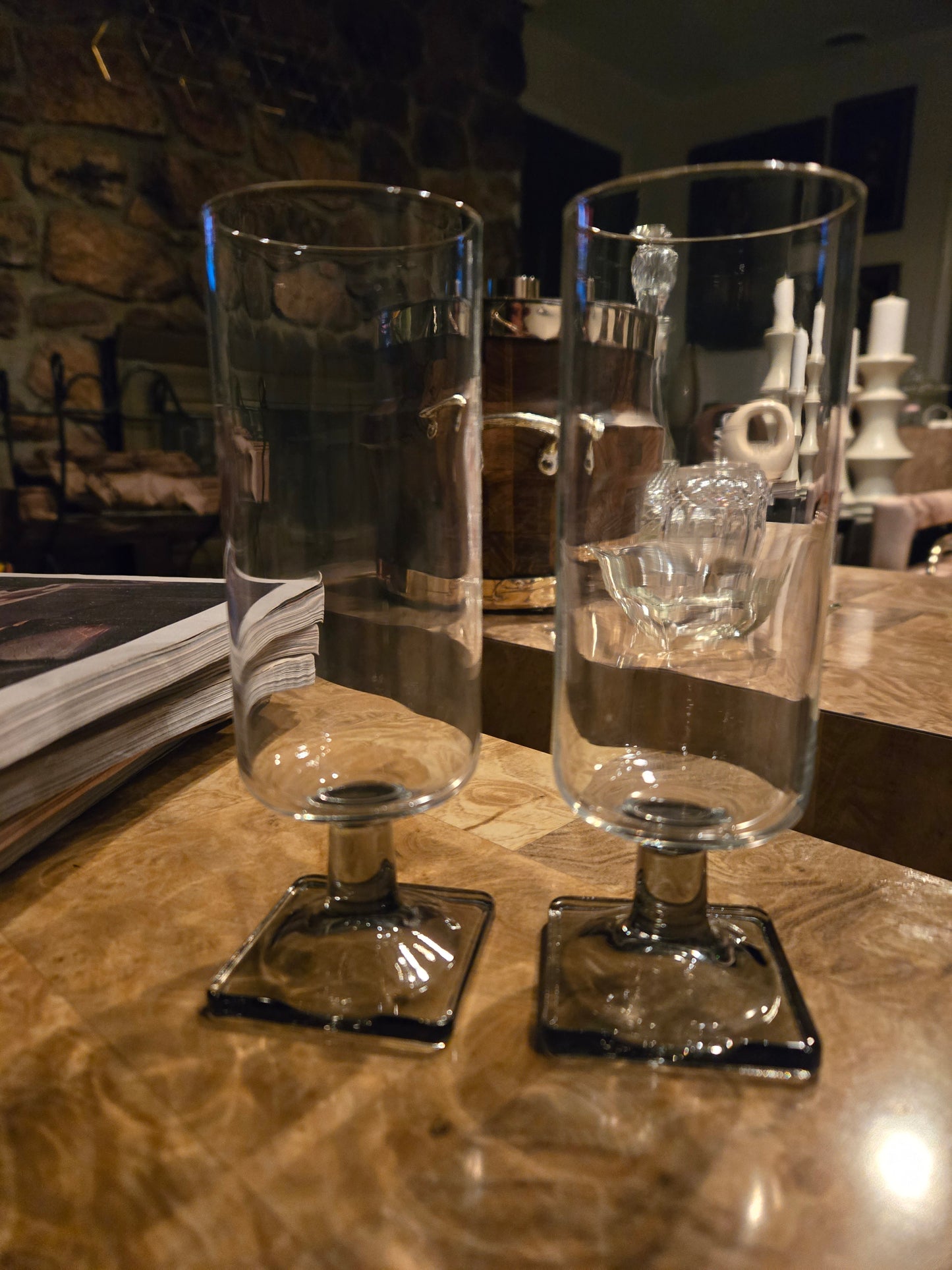 Federal Nordic Midnight Champage/Dessert Flutes