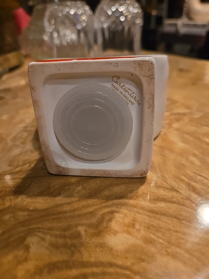 Mid Century Carlton Ware Ceramic Monocled Gentleman Bank, Mustache Money Box