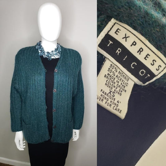 Express Tricot Aqua Tone Sweater